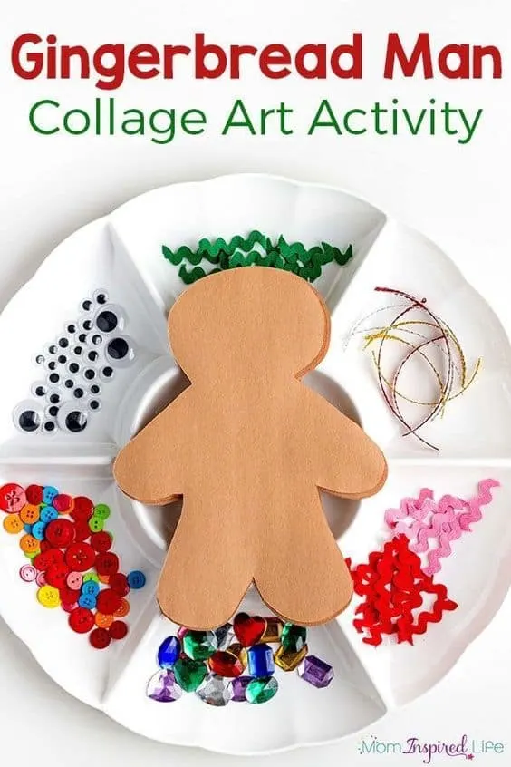 Gingerbread Man Kid Craft