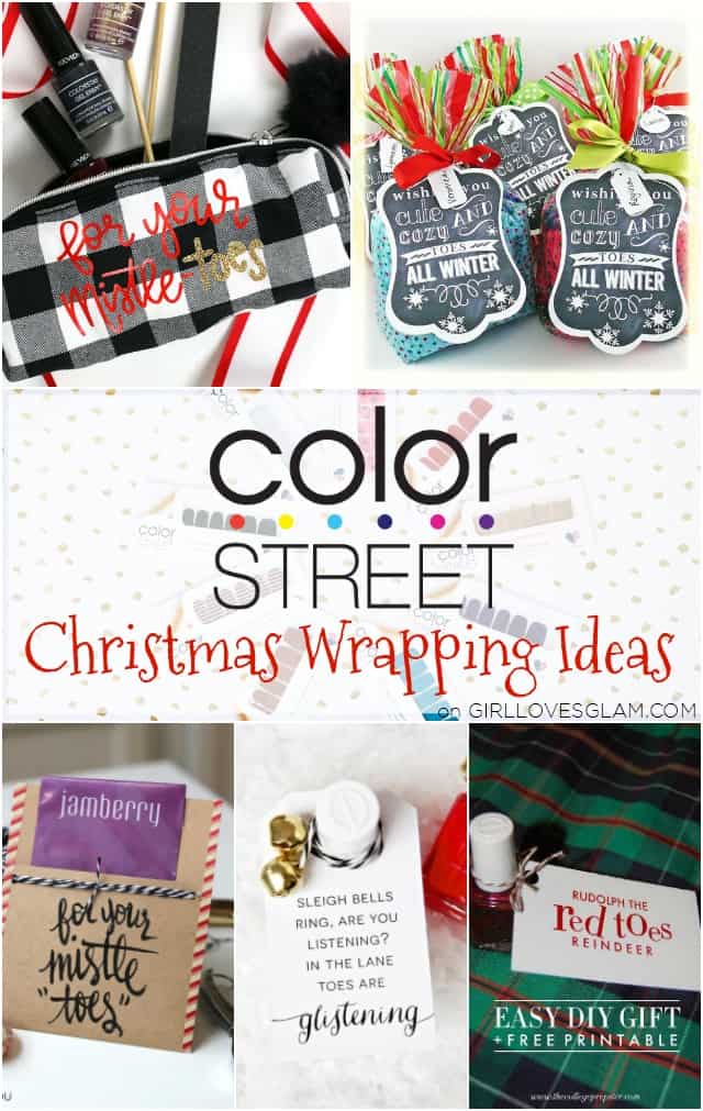 easy colorful gift wrap idea