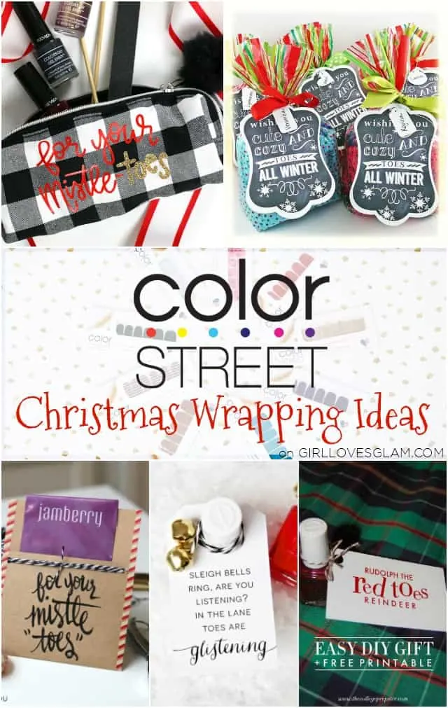 Color Street Christmas Wrapping Ideas on www.girllovesglam.com