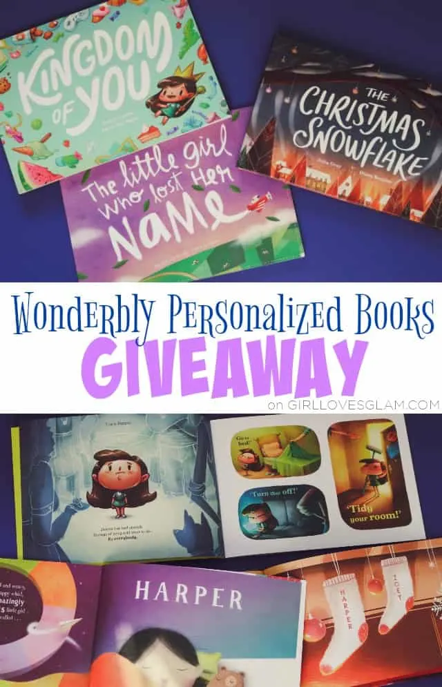 Wonderbly Personalized Books Giveaway on www.girllovesglam.com