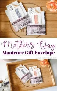Mother's Day Manicure Gift Envelope