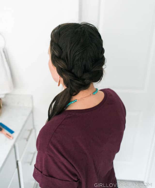 Braided Cross-Over Ponytail | Quick and Simple Hair