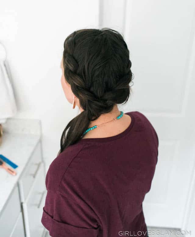 Braided Cross Over Ponytail Quick And Simple Hair Girl Loves Glam