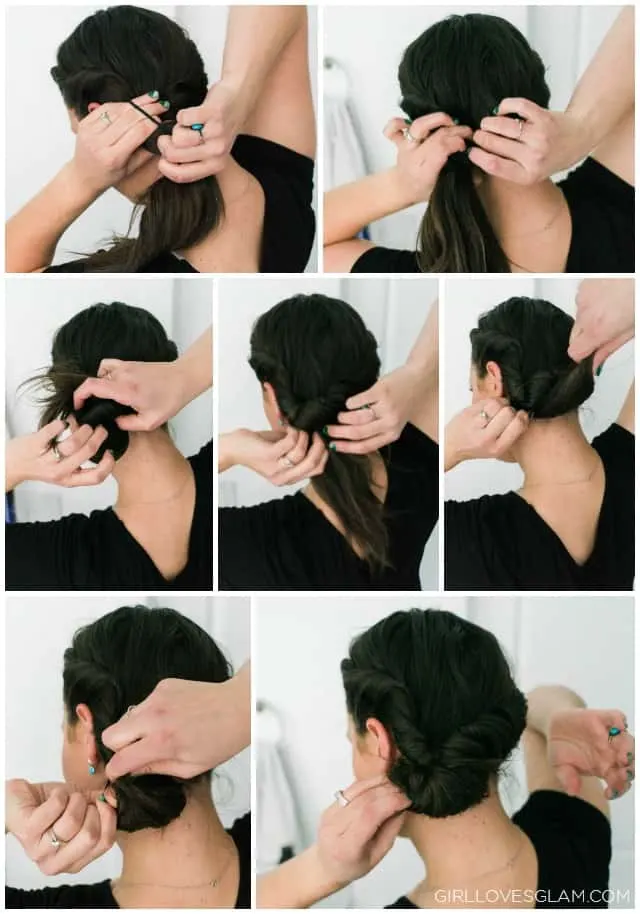 Sleek Twisted Bun | Quick and Simple Hair - Girl Loves Glam Sleek Twisted Bun | Quick and Simple Hair - Girl Loves Glam