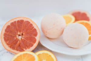 Grapefruit Ginger Detox Bath Bombs