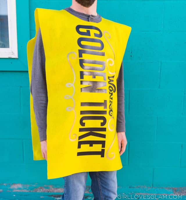DIY Golden Ticket Costume