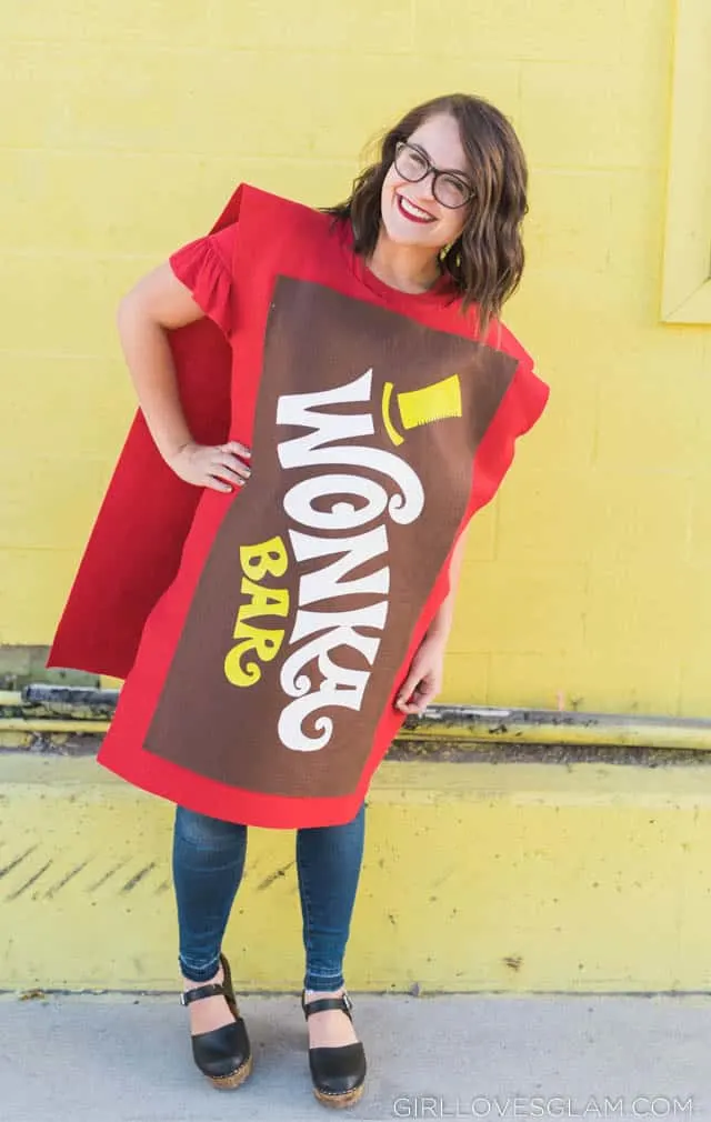 DIY New Sew Wonka Bar Costume 