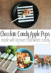 Chocolate Candy Apple Pops