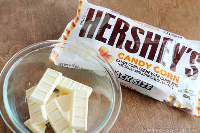 Candy Corn Chocolate Bars