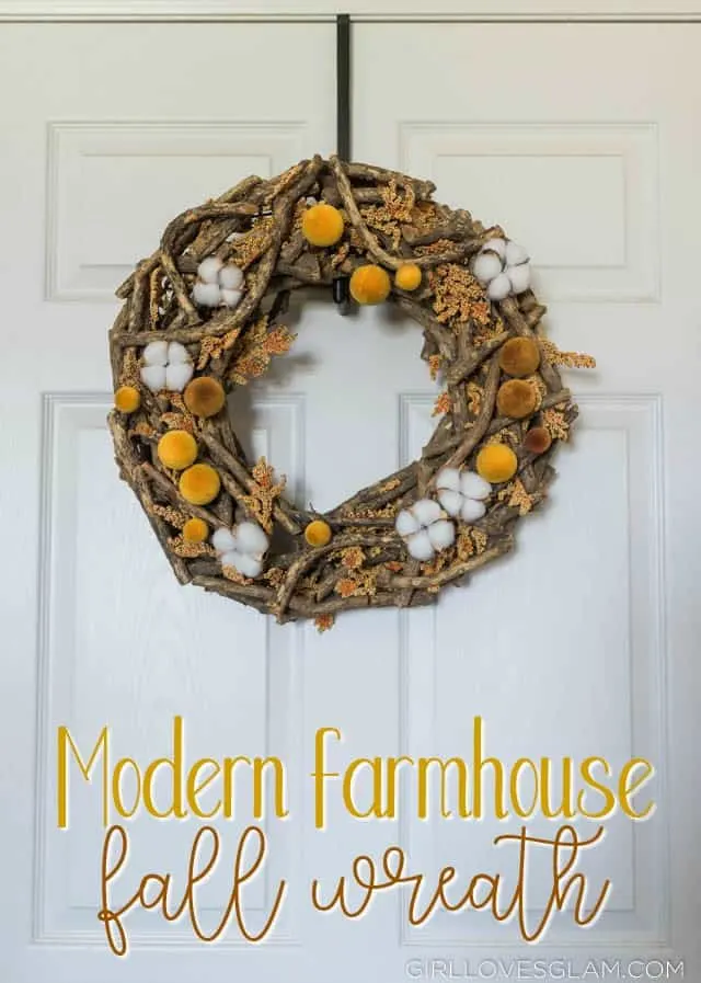 Modern Farmhouse Fall Wreath