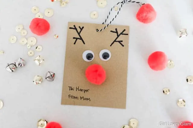 How To Make String Painting Christmas Gift Tags