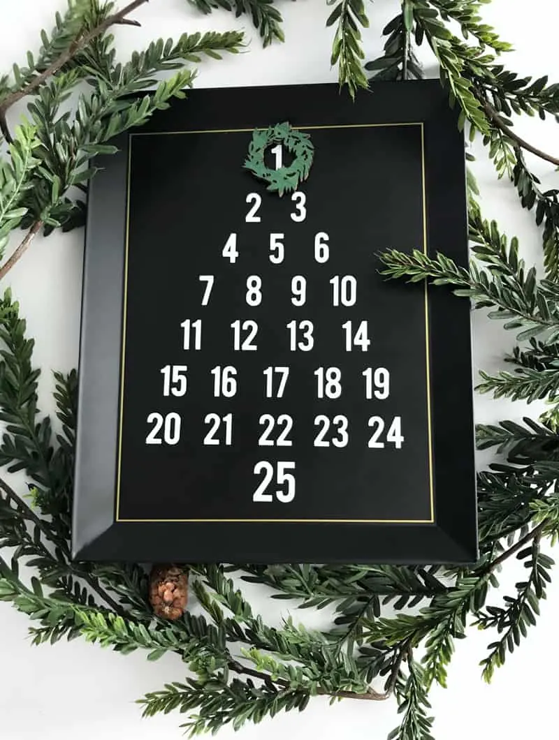 Magnetic Christmas Tree Advent Calendar