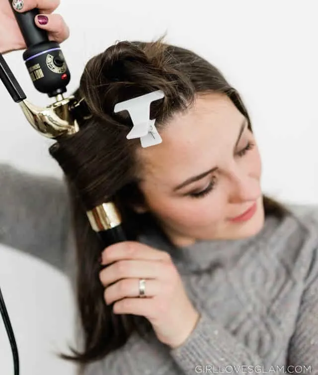 Curling Hair With Curling Iron on www.girllovesglam.com