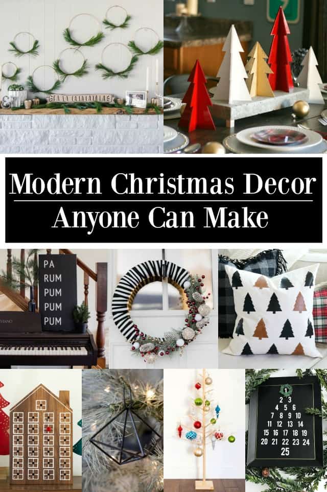 Modern Christmas Decor Anyone Can Makke