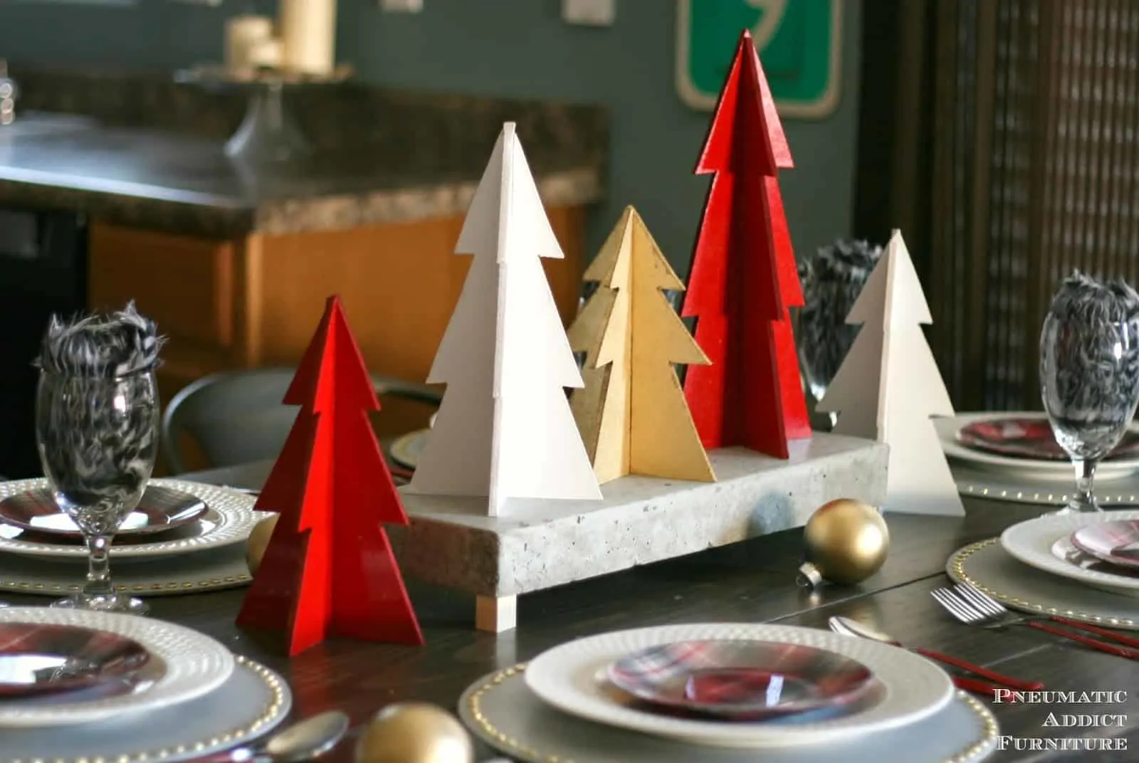 Modern Plywood Christmas Trees