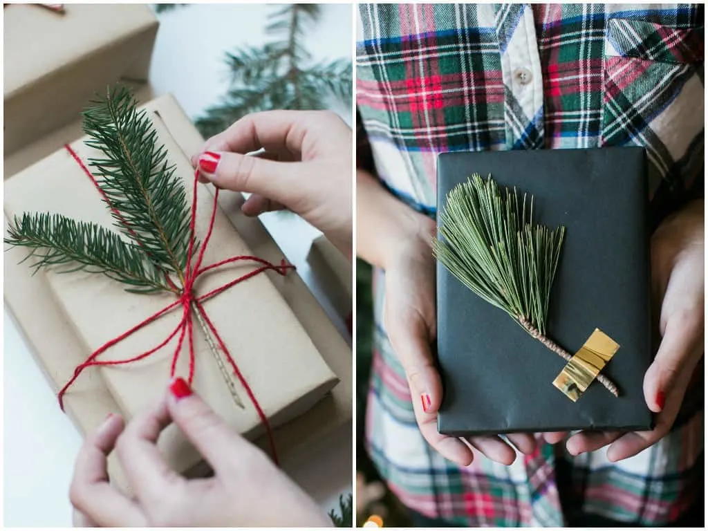 Modern Christmas Gift Wrapping