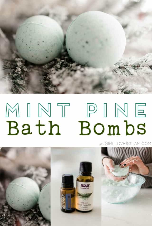 Mint Pine Bath Bombs on www.girllovesglam.com