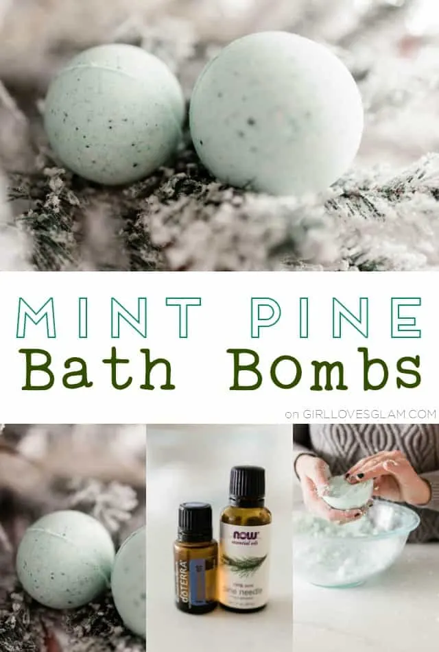 Mint Pine Bath Bombs on www.girllovesglam.com