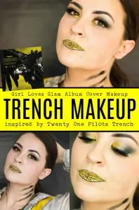 Twenty One Pilots Trench Inspired Makeup on www.girllovesglam.com