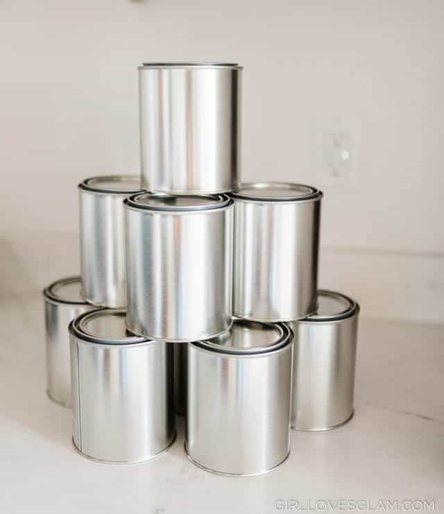 Paint can party favors