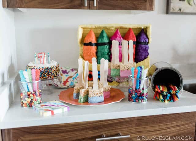 Art Birthday Party Decorations - Girl Loves Glam