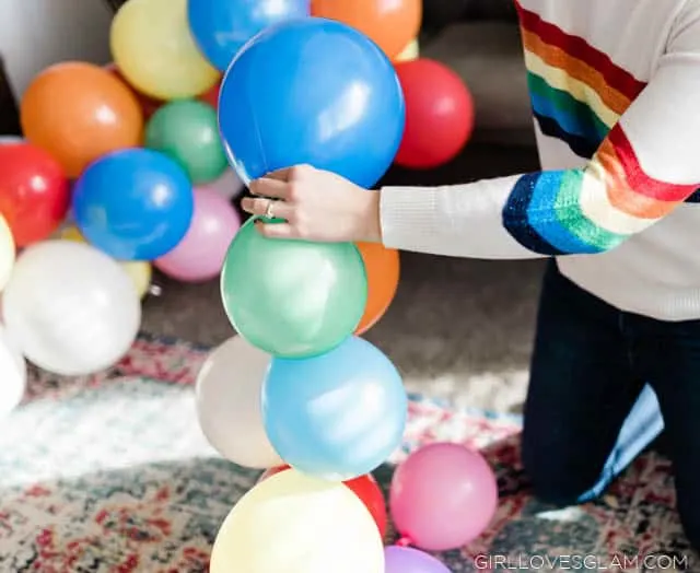 Homemade Balloon Arch