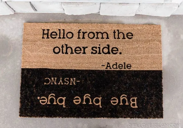 Funny Personalized Door Mat