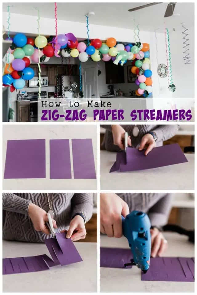 How to Make Zig Zag Paper Streamers