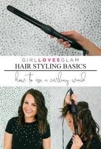 How to use a curling wand