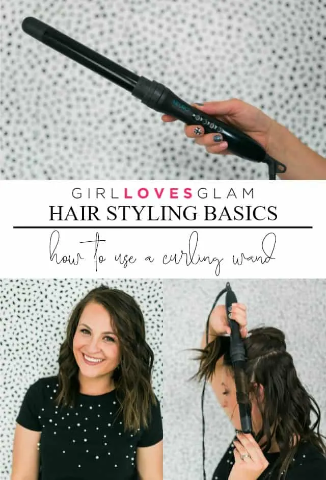 How to Use a Curling Wand Girl Loves Glam