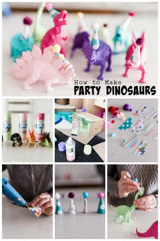 How to make party dinosaurs