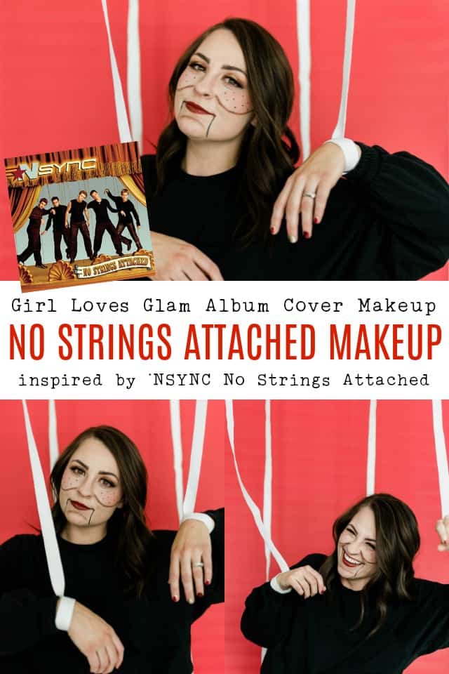 NSYNC No Strings Attached Inspired Makeup: Album Cover Makeup