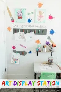 How to Display Kids Art