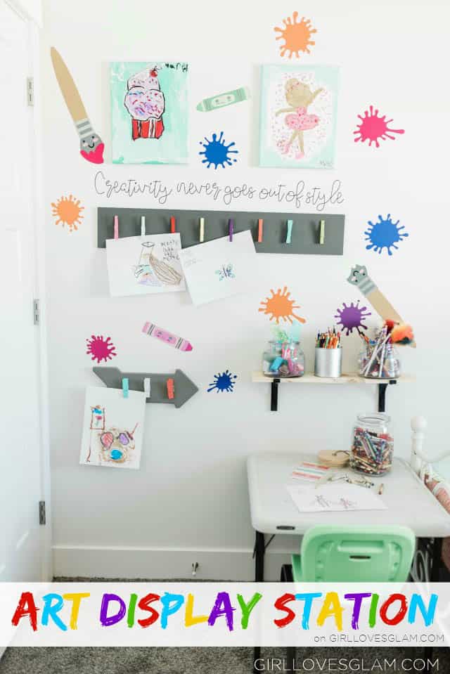 Kids Art Display Station