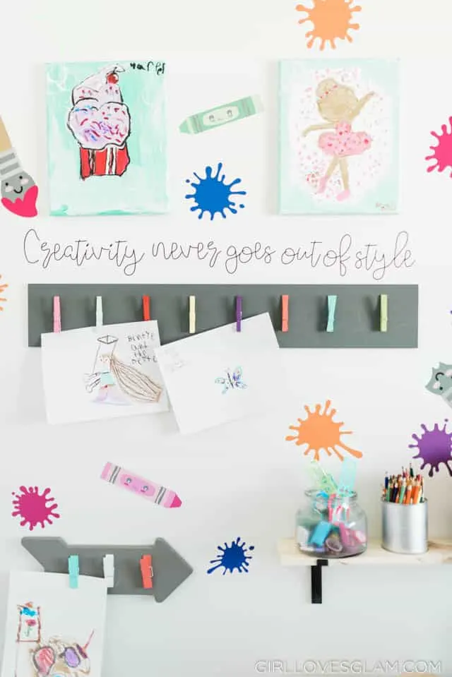 Colorful Art Display for kids