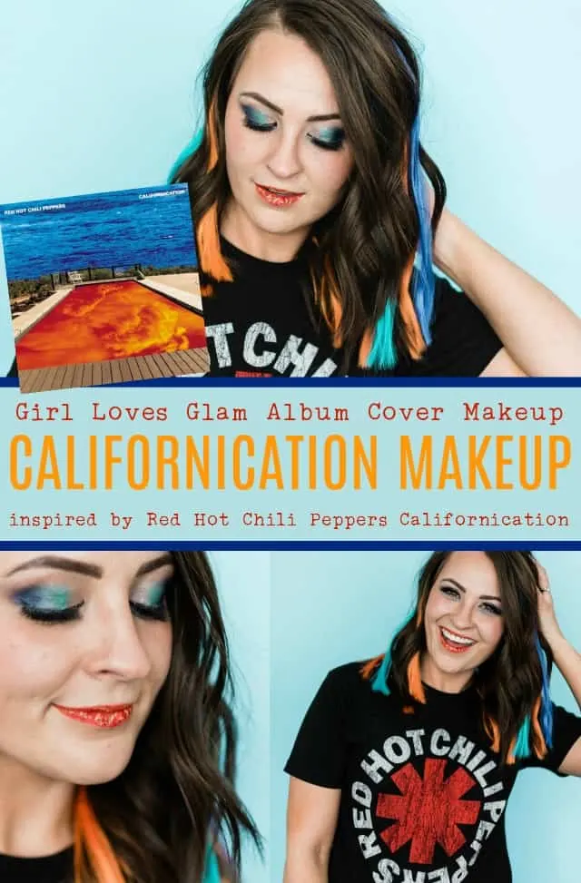 Red Hot Chili Peppers Californication Inspired Makeup: Album Cover