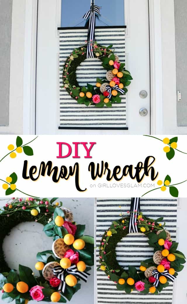 DIY Lemon Wreath