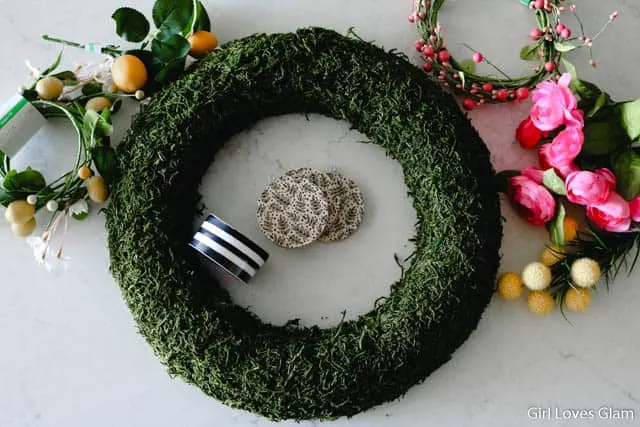 Lemon Wreath Supplies