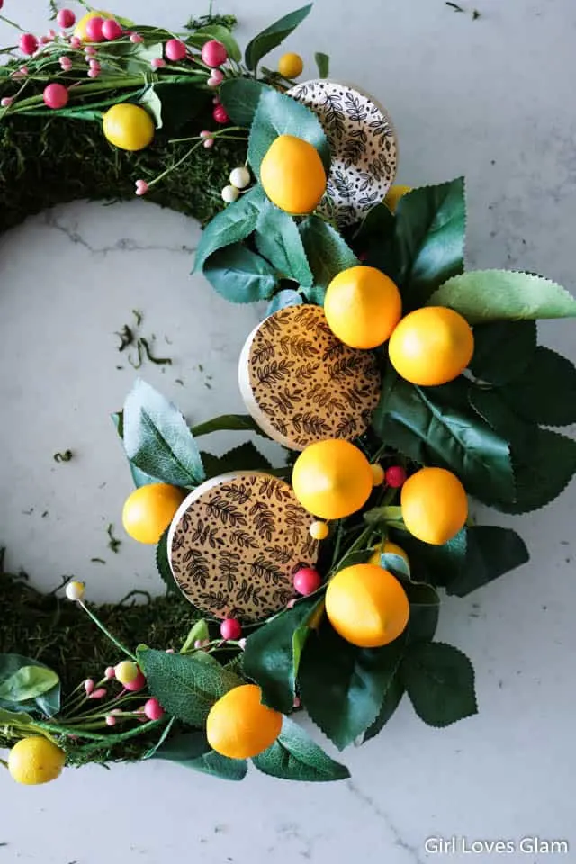 Lemon Wreath How To