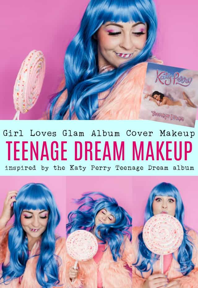 Katy  Perry Teenage Dream Makeup: Album Cover Makeup