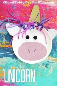 Paper Plate Unicorn Craft