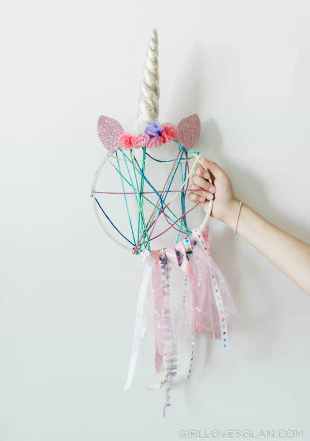 Unicorn Dreamcatcher Unicorn Craft - Girl Loves Glam