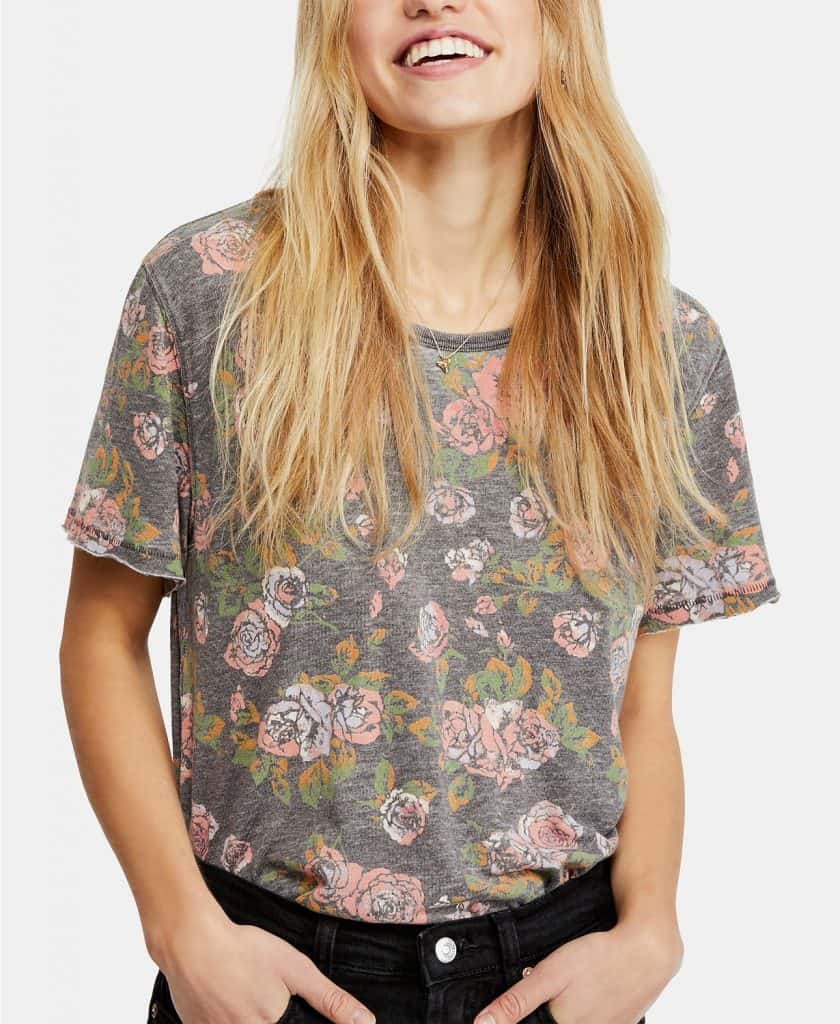 Free People Tourist Printed T-Shirt