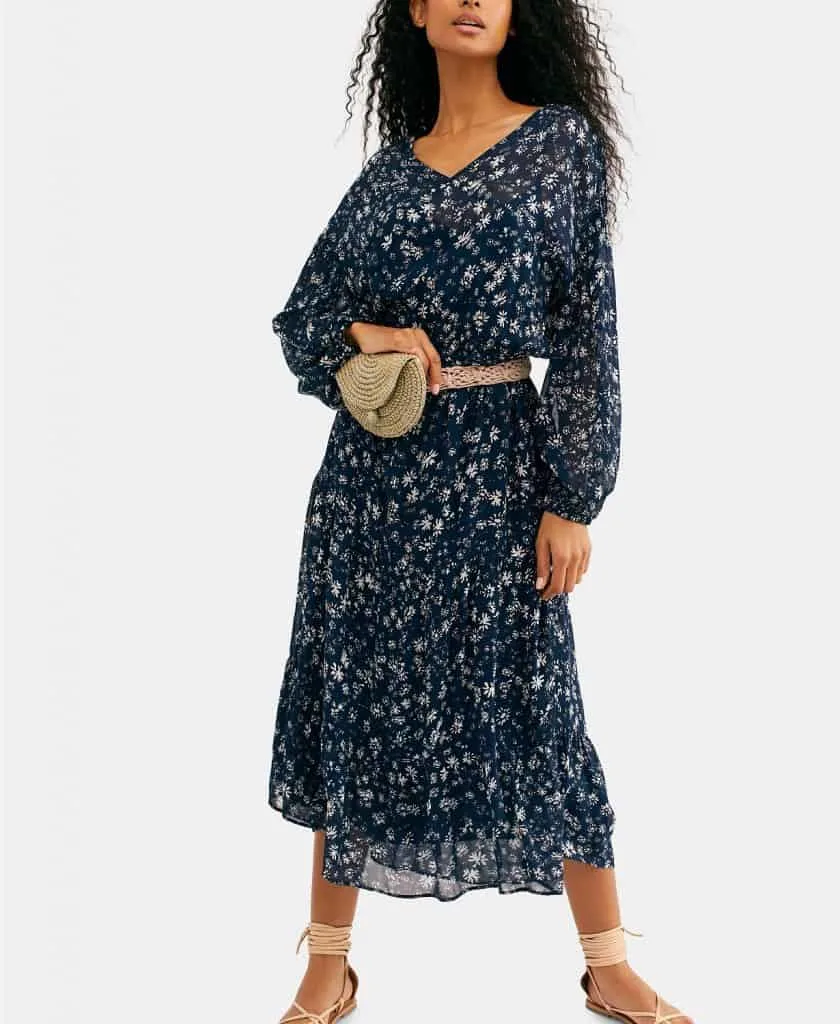 Free People Wallflower Midi Dress