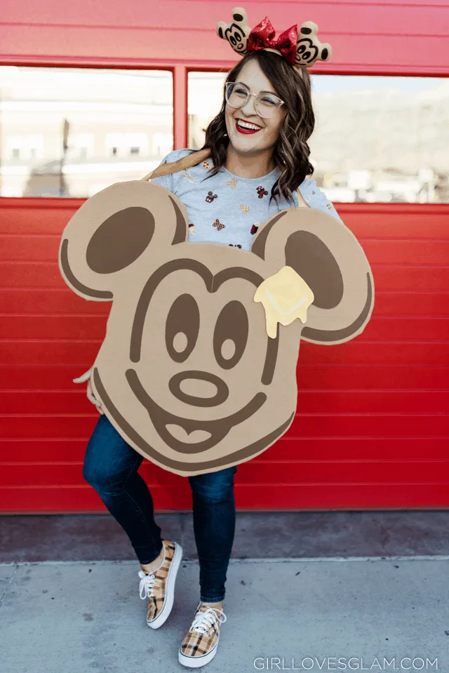 Mickey Waffle Costume No Sew