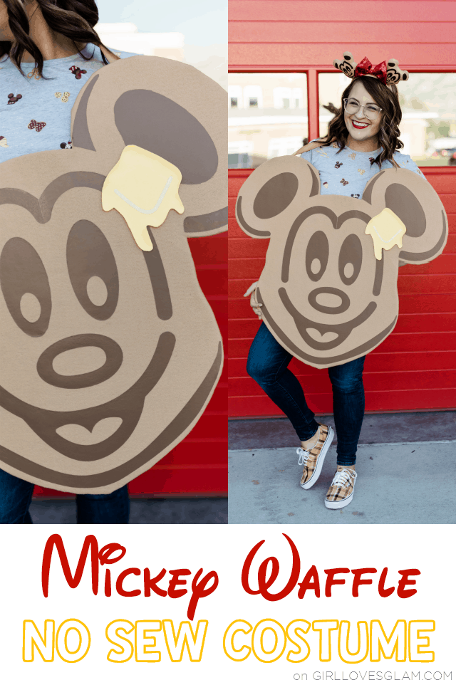 No Sew Mickey Waffle Costume