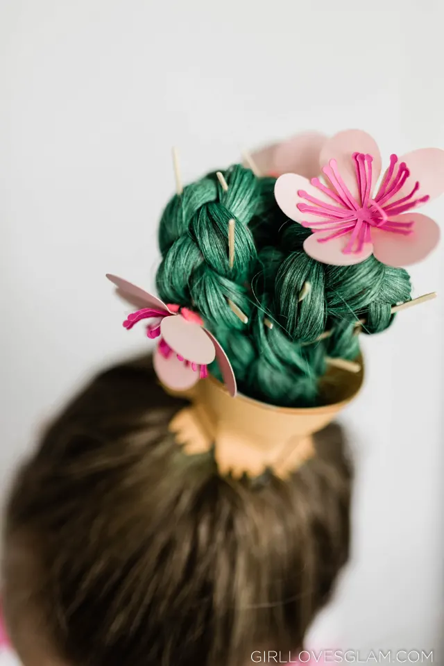 Cactus Crazy Hair Day Idea