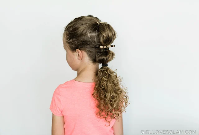 Little Girl Bubble Ponytail