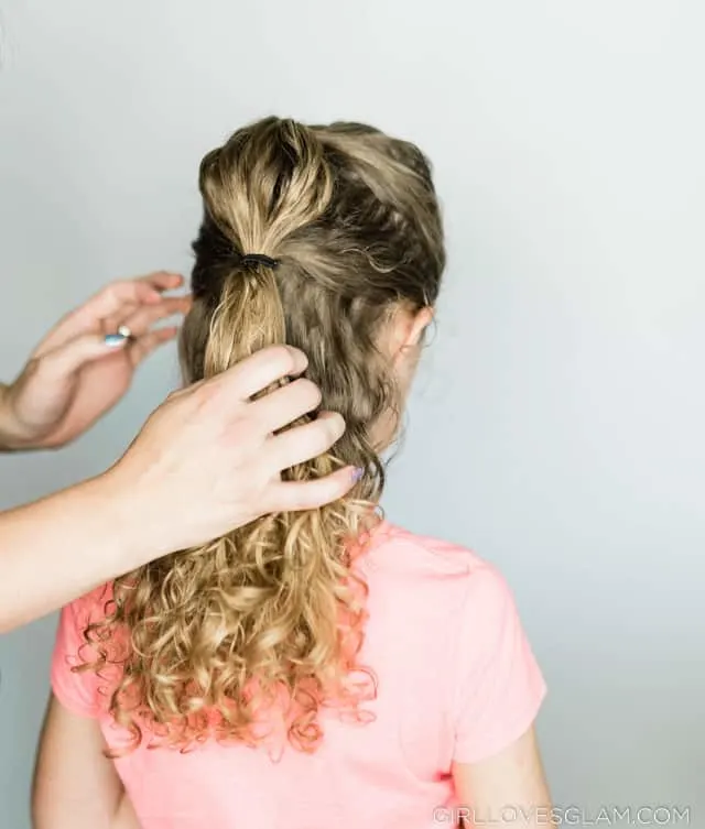 Little Girl curly hair