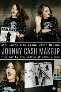 Johnny Cash Album Cover Makeup